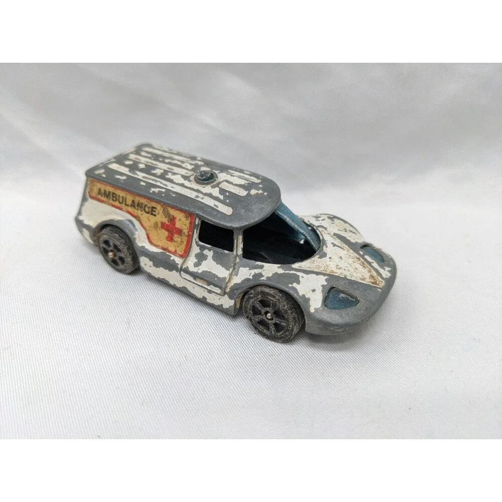 Vintage Corgi Juniors Healer Wheeler Ambulance Car Toy 3